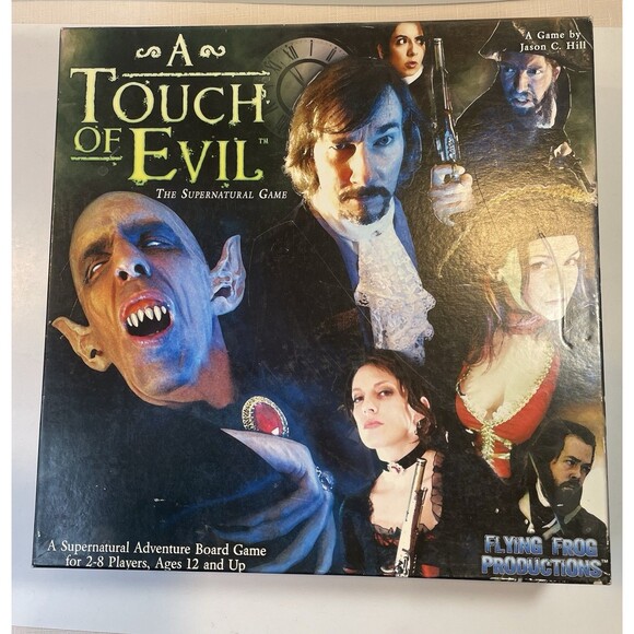 A Touch Of Evil Supernatural Board Game Flying Frog Productions Complete - Picture 1 of 9